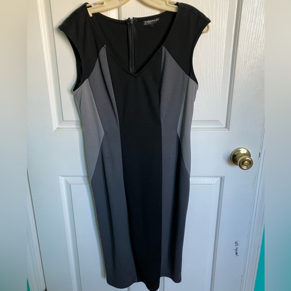 Rampage Dresses & Skirts - Rampage Black and Gray Midi Dress